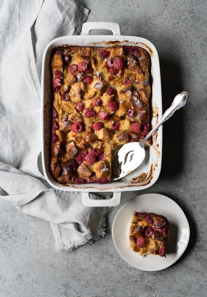Baked Raspberry French Toast