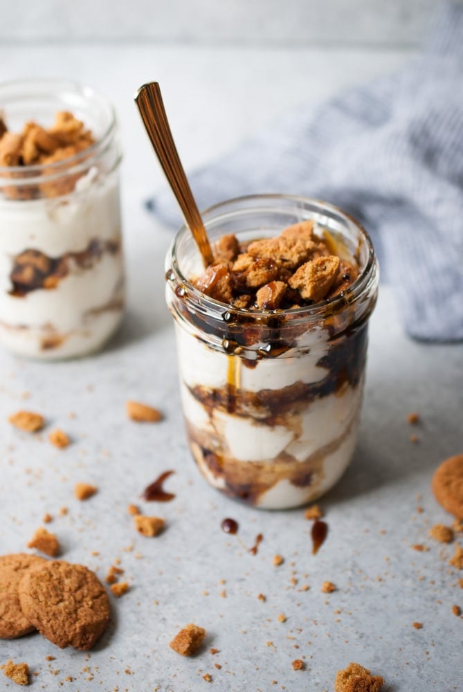 Caramelized Banana & Gingersnap Parfaits