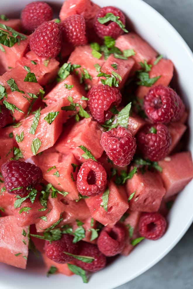 Easy Watermelon Mint Salad