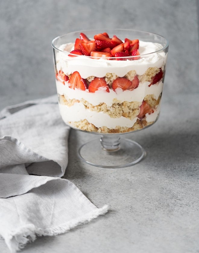 Strawberry Shortcake Trifle