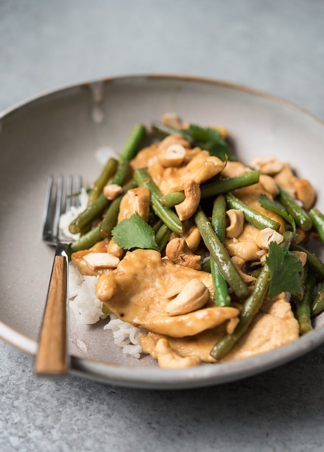 Skillet Chicken & Green Beans