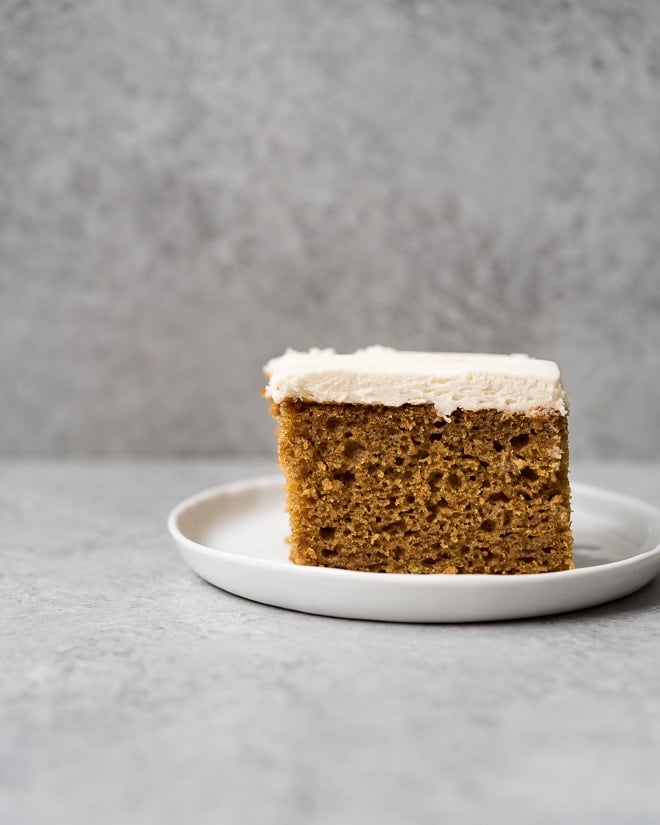 Pumpkin Cake with Cream Cheese Frosting