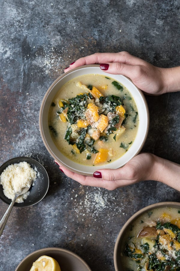 Instant Pot Loaded Veggie Coconut Soup Life is but a Dish
