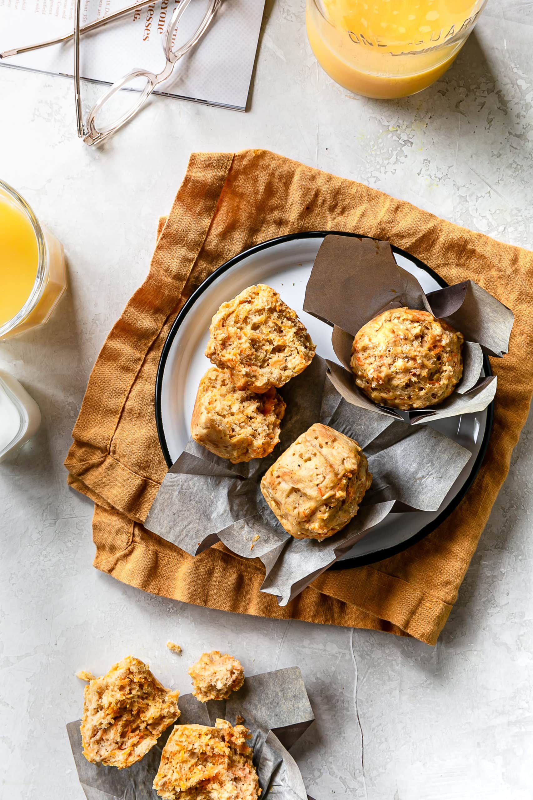 Life is but a Dish Gluten Free Carrot Oat Breakfast Cups