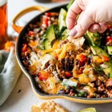 8 Easy Ground Turkey Recipes (in 30 minutes or less!) Turkey Taco Skillet -image