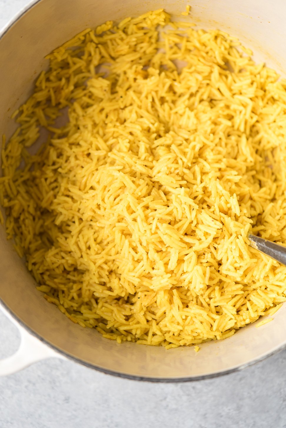 30Minute Light & Fluffy Garlic Turmeric Rice Life is but a Dish