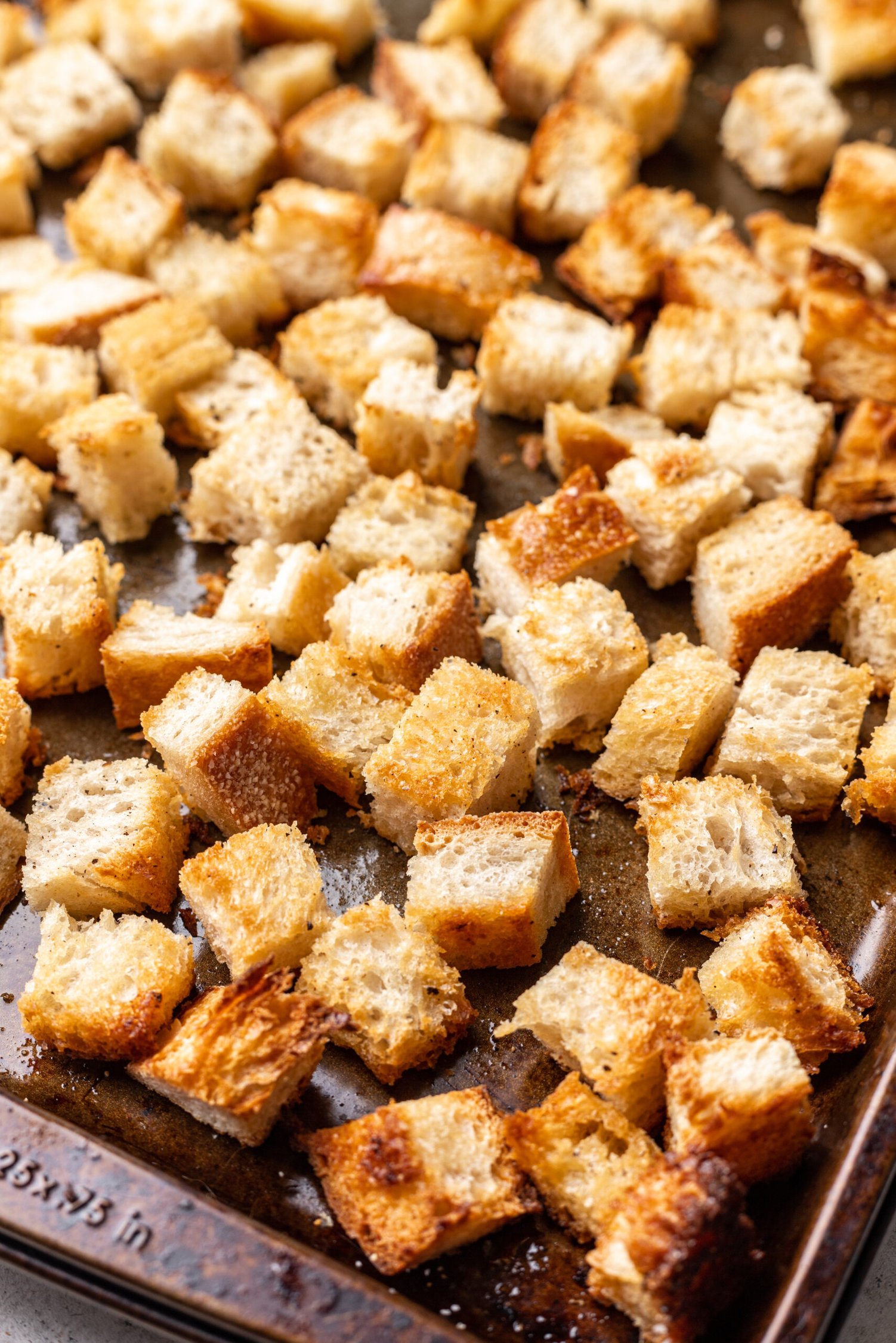 Easy 20 Minute Homemade Croutons - Life is but a Dish