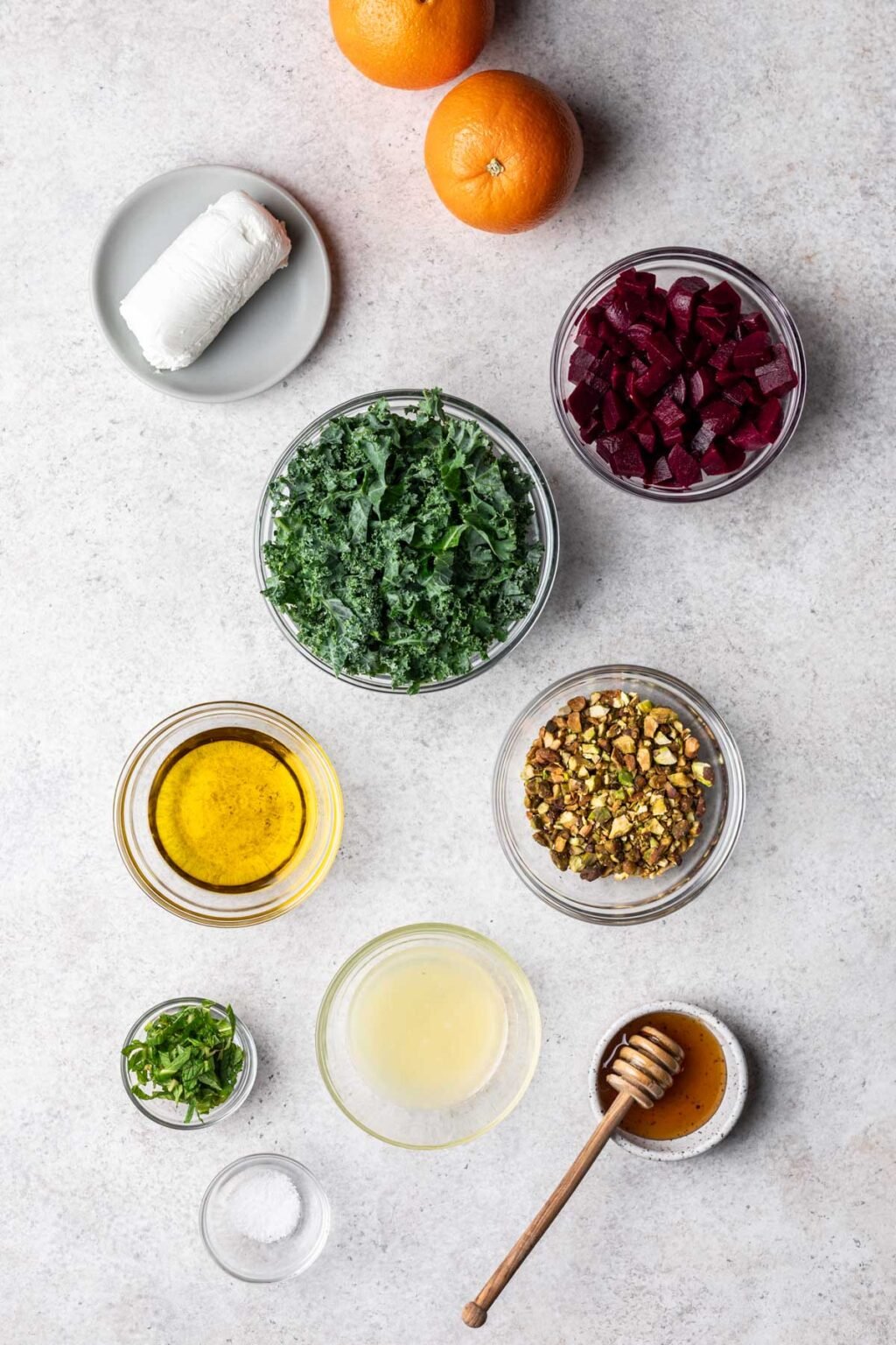 Massaged Kale Salad with Beets, Oranges, and Goat Cheese Life is but