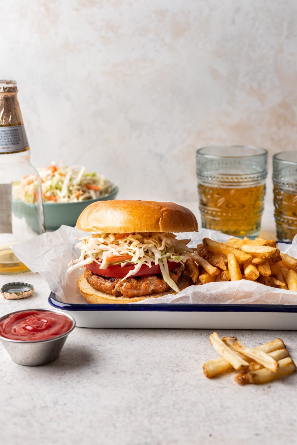 20 Minute Grilled BBQ Chicken Burgers - Life is but a Dish