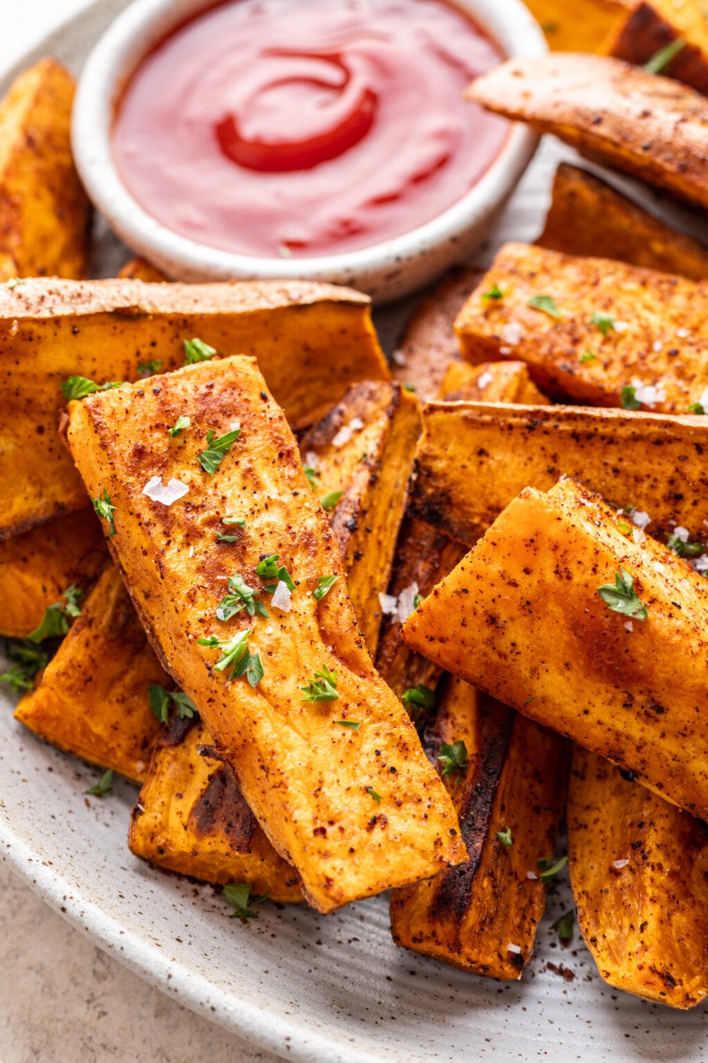 Simply Perfect Sumac Roasted Sweet Potato Wedges Life is but a Dish
